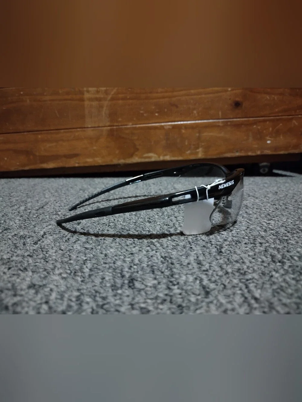 Men’s Black Sunglasses with Clear Lenses